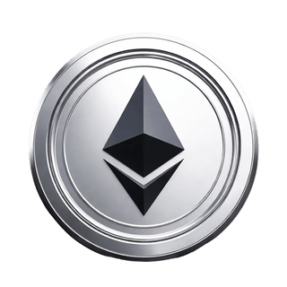 Visuel flottant associé à la cryptomonnaie Ethereum ETH